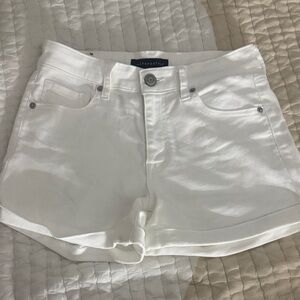 Aeropostale Women's Classic White Jean Shorts